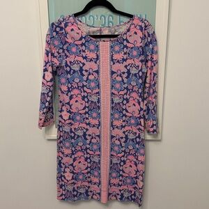 Lilly Pulitzer Pink and Blue Floral Dress